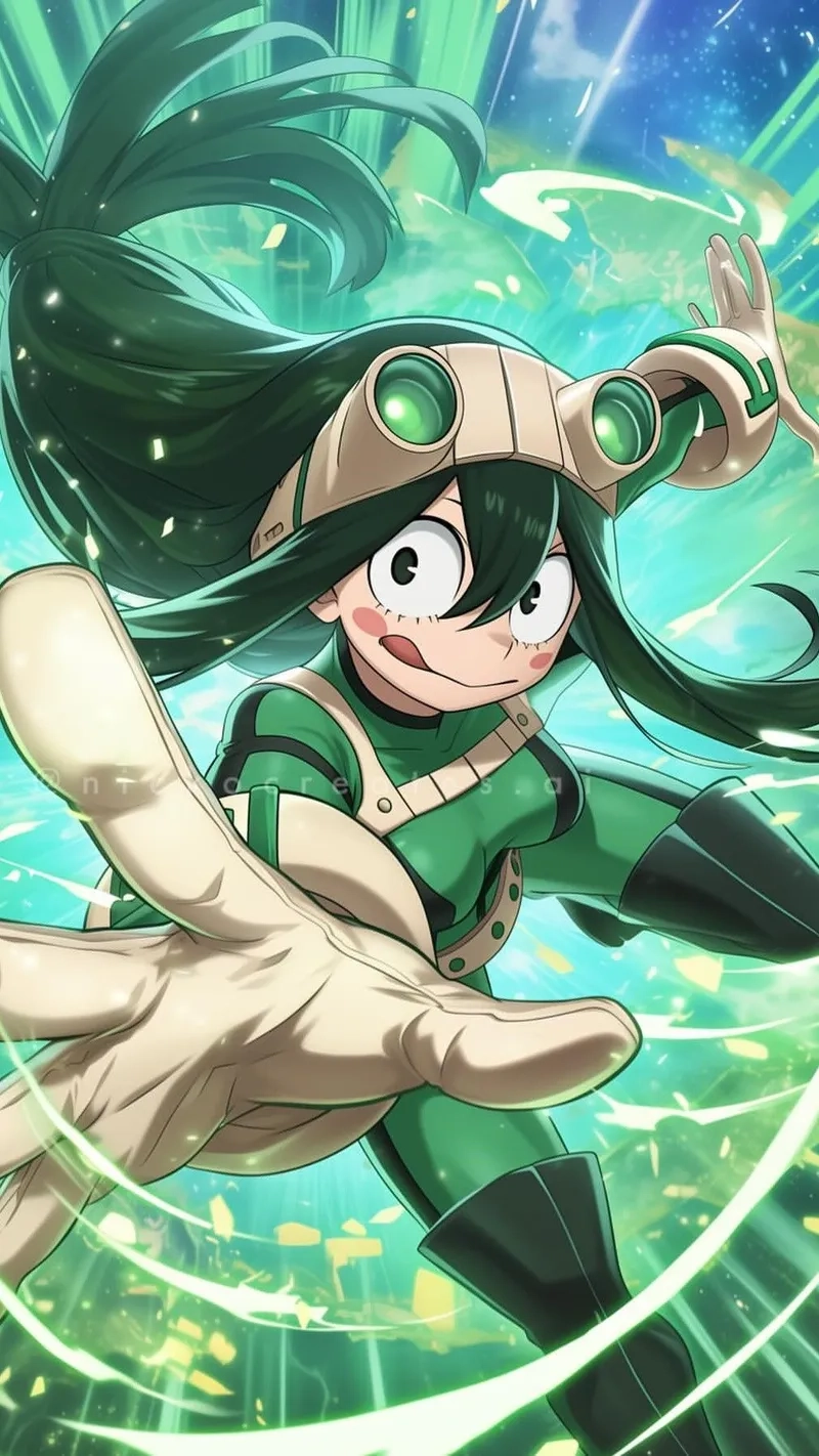 Sức mạnh đặc biệt của Tsuyu Asui frog hero Froppy