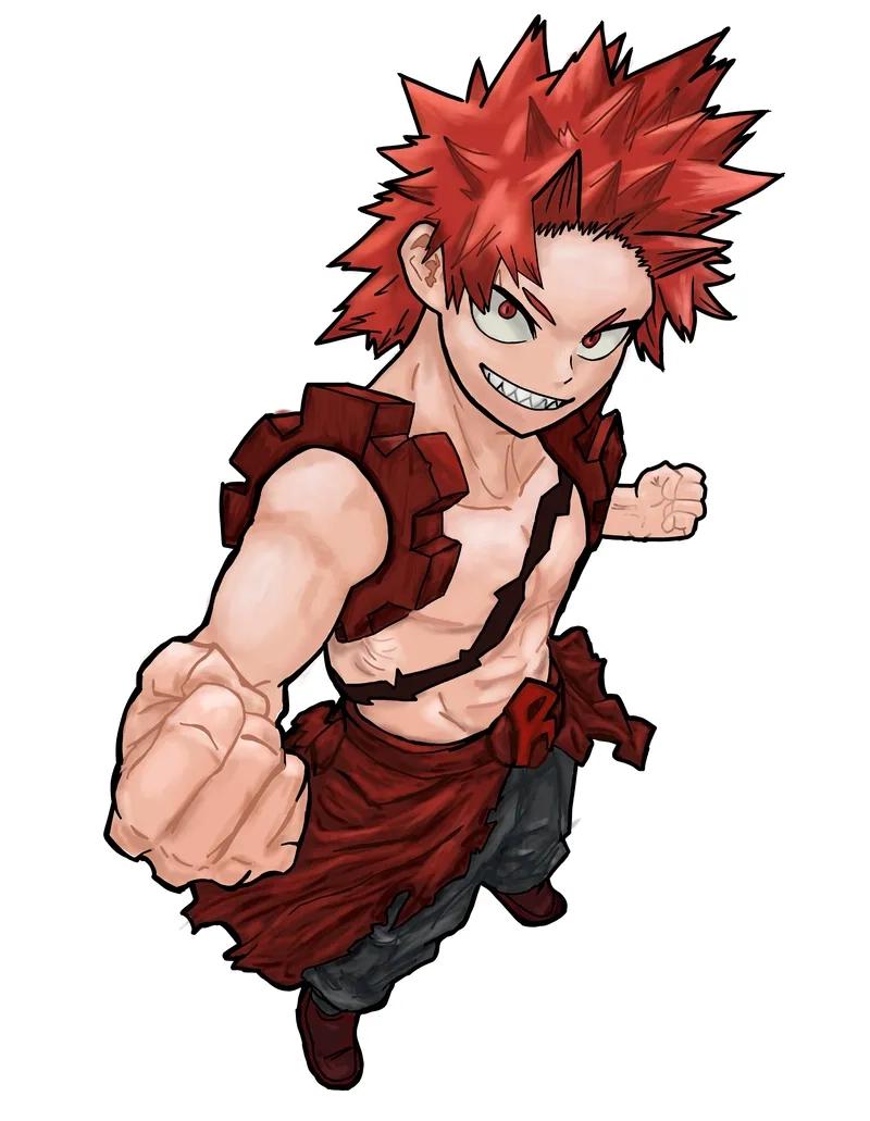 Ngưỡng mộ tình bạn đẹp trong Eijiro Kirishima anime