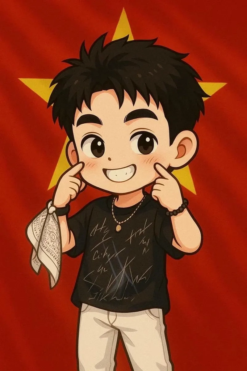 Làm đẹp màn hình khóa với hình nền ảnh Quang Hùng MasterD chibi