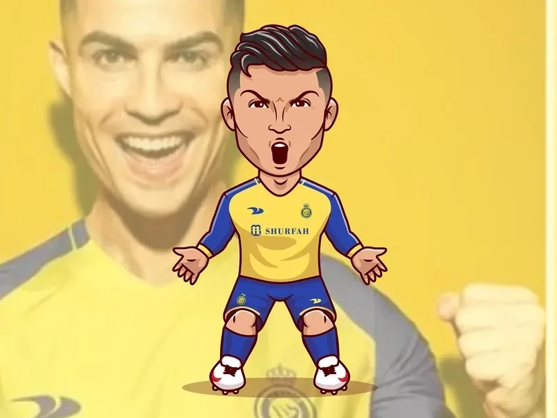 Không thể rời mắt trước Ronaldo chibi cute xỉu
