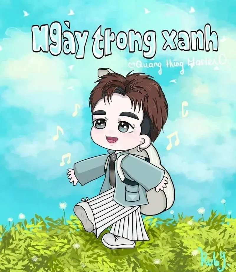 Sáng tạo nghệ thuật qua những bức fanart Quang Hùng MasterD chibi