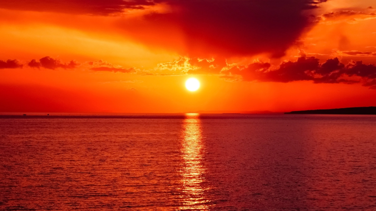 Hướng dẫn chi tiết từng bước vẽ tranh phong cảnh hoàng hôn trên biển