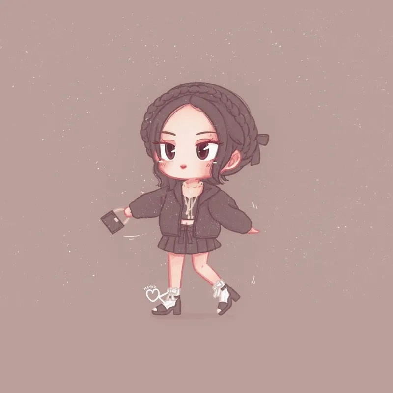 Săn lùng những khoảnh khắc ảnh chibi Jennie hiếm có khó tìm