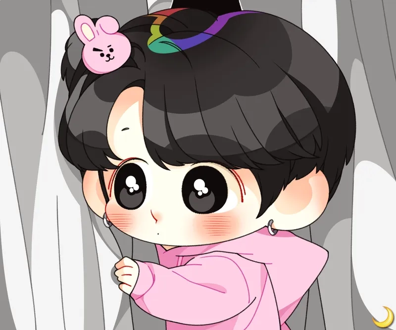 Top những hình ảnh Jungkook chibi Pinterest được yêu thích