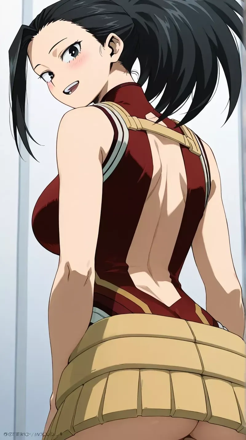 Làm mới màn hình với ảnh chibi Momo Yaoyorozu đẹp