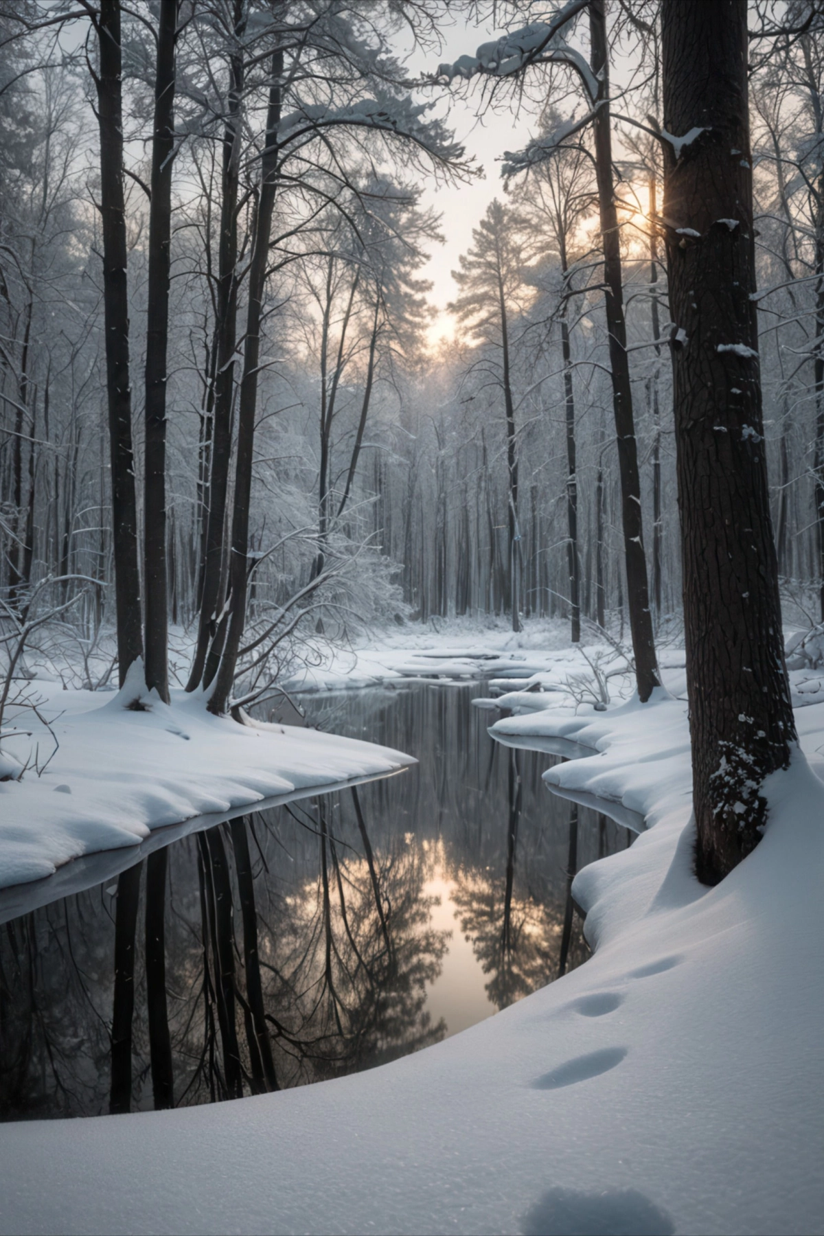 Tổng hợp những bức ảnh phong cảnh mùa đông đẹp đến nao lòng