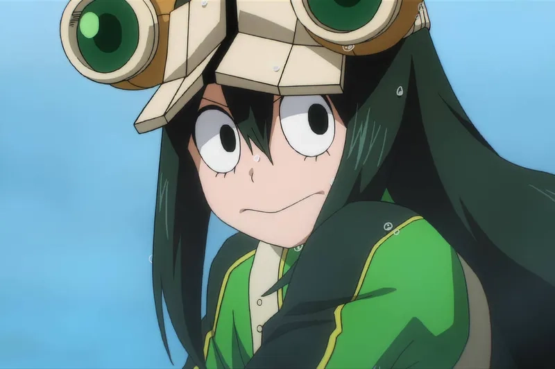 Sáng tạo nghệ thuật với fanart chibi Tsuyu Asui đẹp