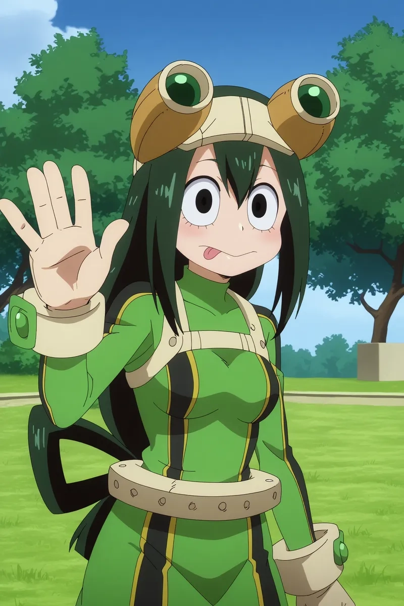 Cười nghiêng ngả với loạt meme Tsuyu Asui hài hước