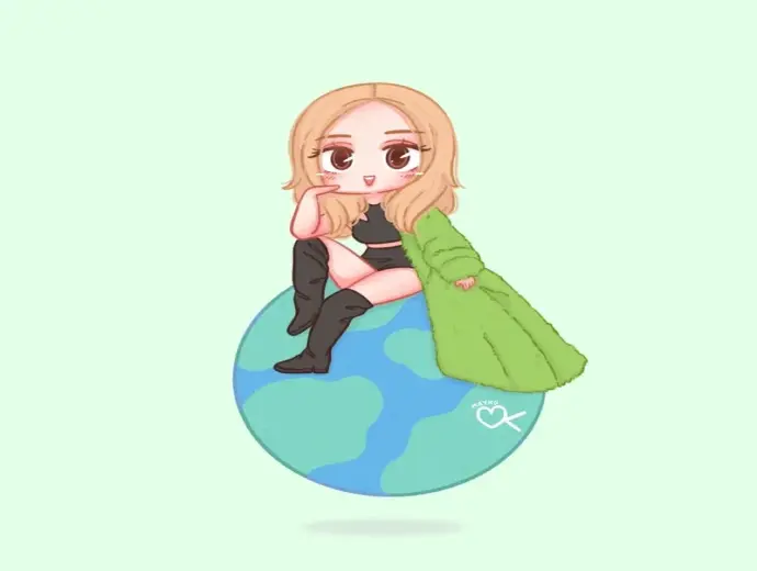 Tổng hợp 25+ ảnh chibi rosé phong cách blackpink cực ngầu