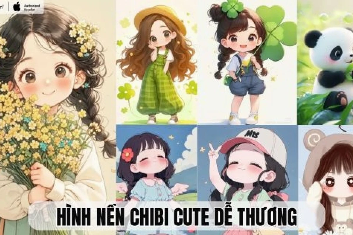 Khám phá thế giới hình chibi đẹp lung linh và dễ thương