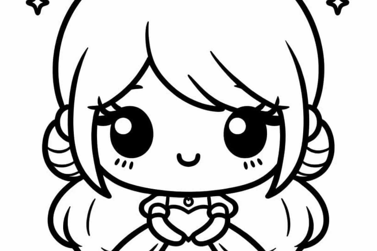 Tuyển Tập 80+ Tranh Tô Màu Anime Chibi Cute Dễ Thương Nhất 2026