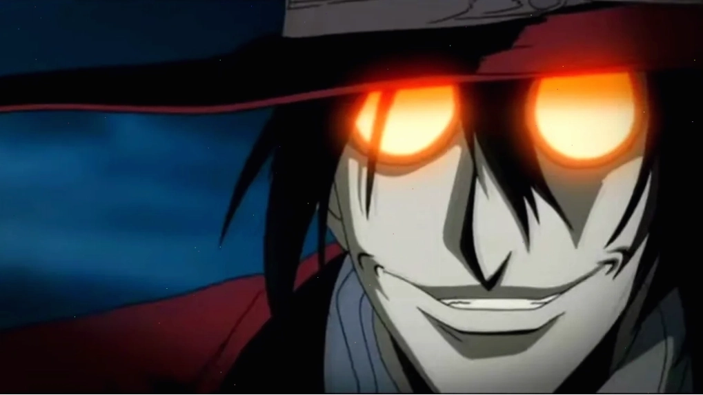 Alucard, nhân vật chính trong Hellsing Ultimate, với phong thái bí ẩn và quyền lực.