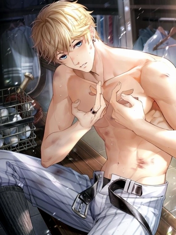 Ảnh anime nam 6 múi với đường nét cơ bắp rõ ràng