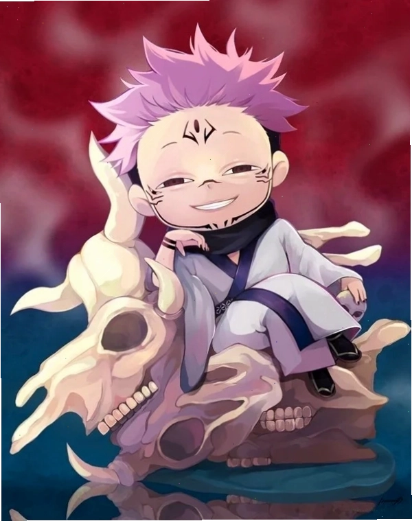Ảnh anime Sukuna chibi dễ thương