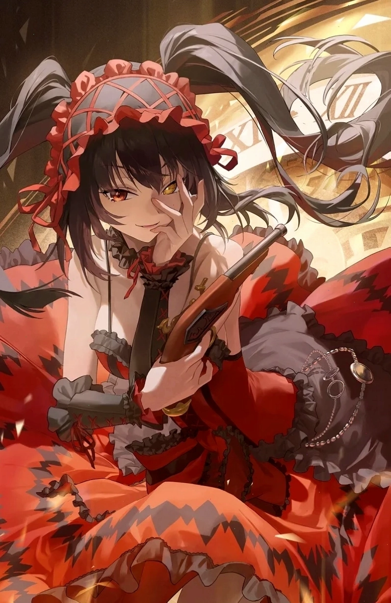 Ảnh Kurumi anime chibi cực đẹp với chi tiết tỉ mỉ