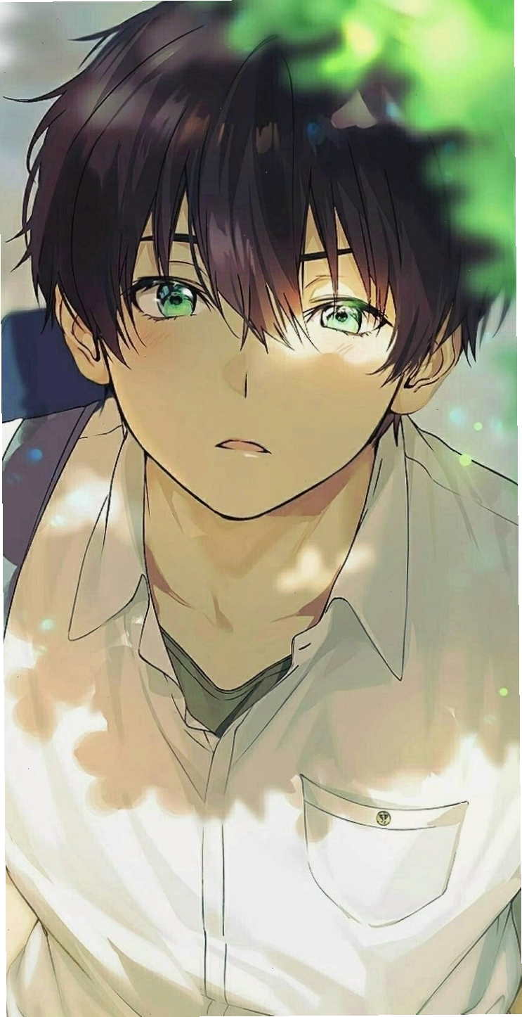 Ảnh nền anime nam buồn cô đơn dưới mưa