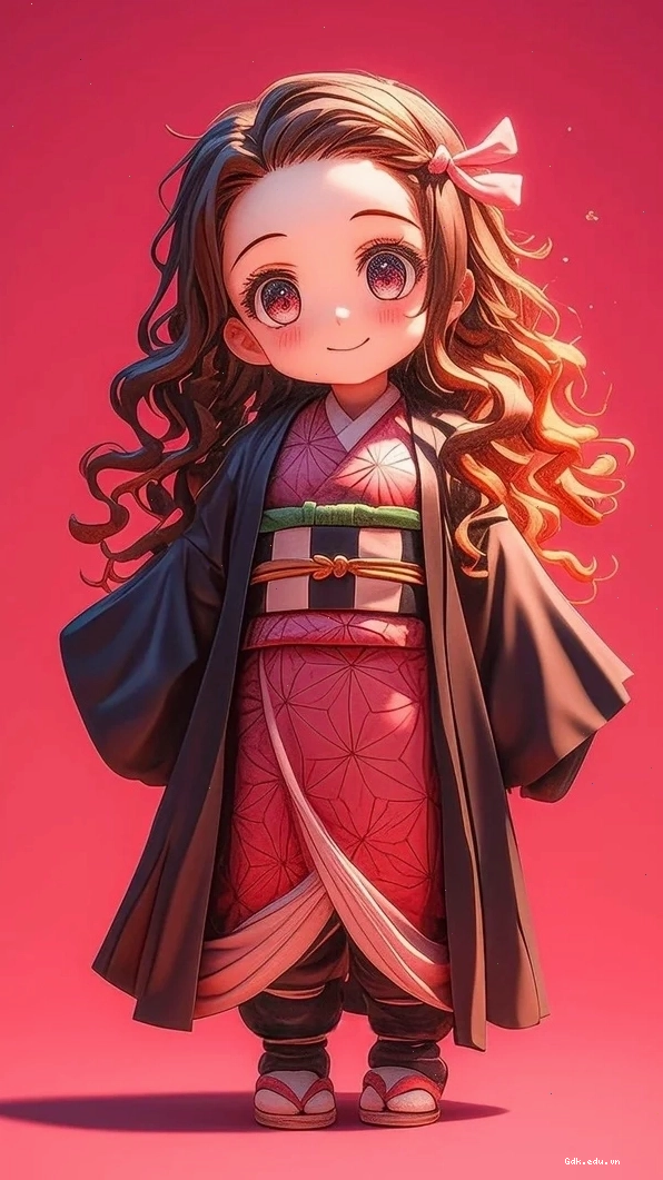Ảnh nền Nezuko chibi cho máy tính
