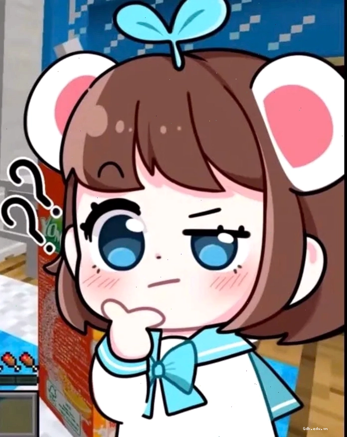 Ảnh Simmy anime chibi với biểu cảm dễ thương