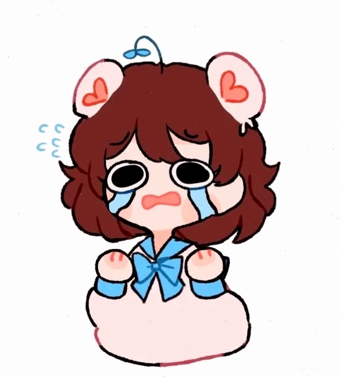 Ảnh Simmy chibi dễ thương với biểu cảm tinh nghịch