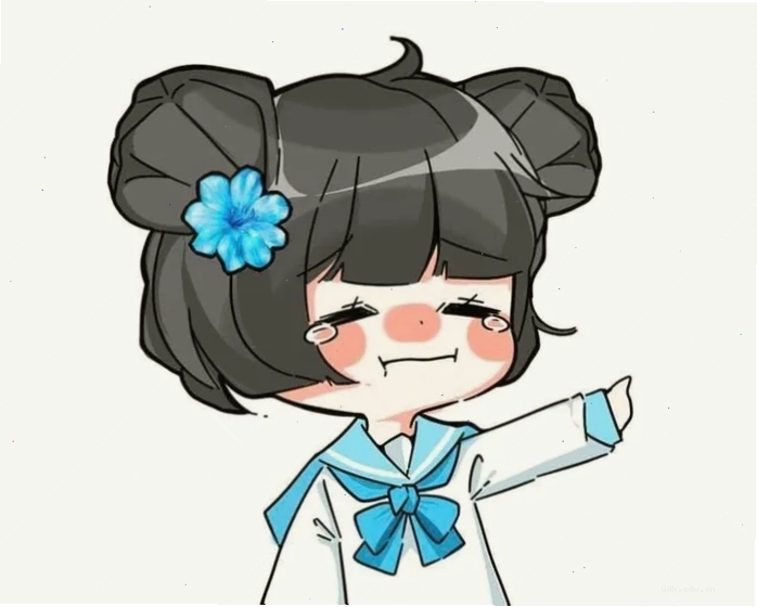 Ảnh Simmy mèo chibi theo phong cách anime