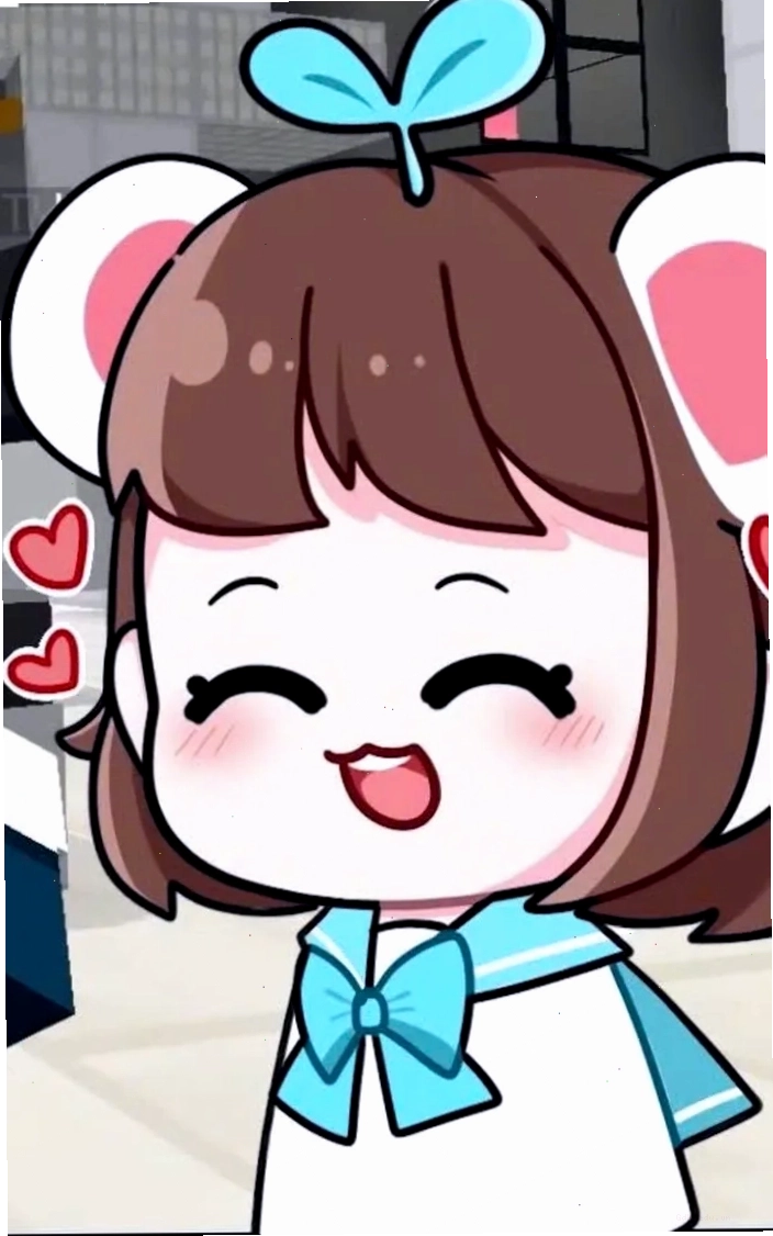 Ảnh Simmy mèo chibi với trang phục dễ thương