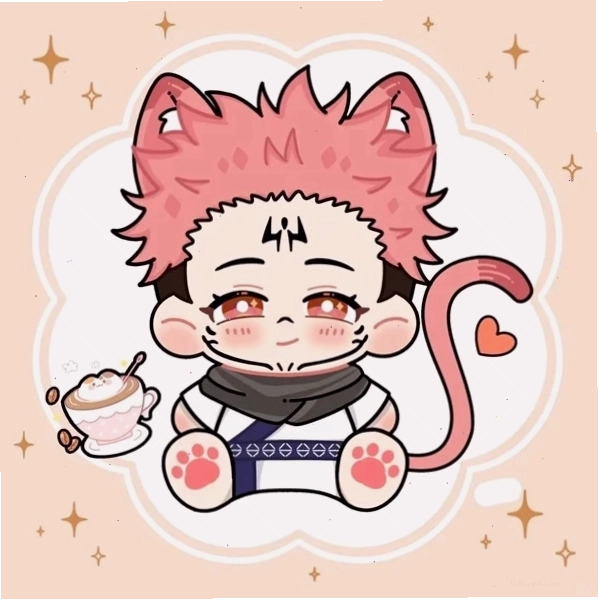 Ảnh Sukuna chibi với biểu cảm ngộ nghĩnh
