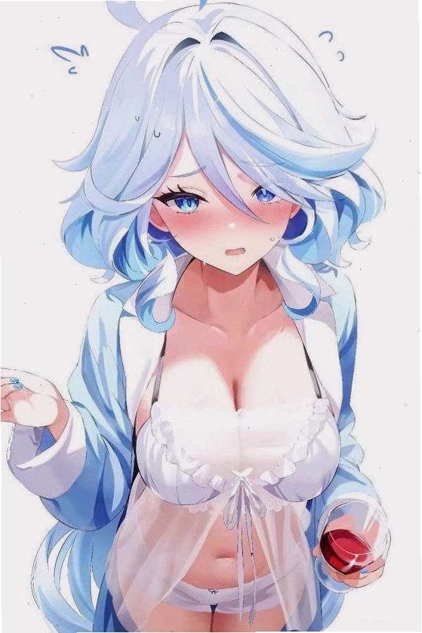 Anime girl bikini với trang phục màu xanh lá cây thanh mát