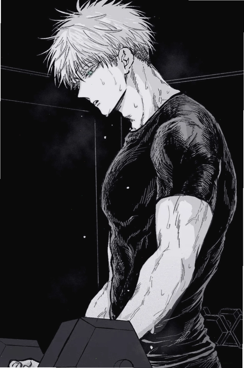 Anime nam với trang phục hiện đại và phong thái cuốn hút