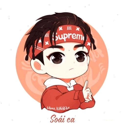 Avatar anime nam cute ngầu với ánh mắt sắc bén