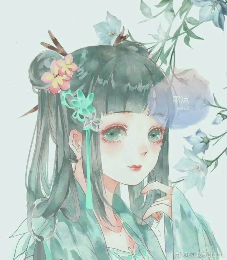 Avatar anime nam với đôi cánh thiên thần mờ ảo