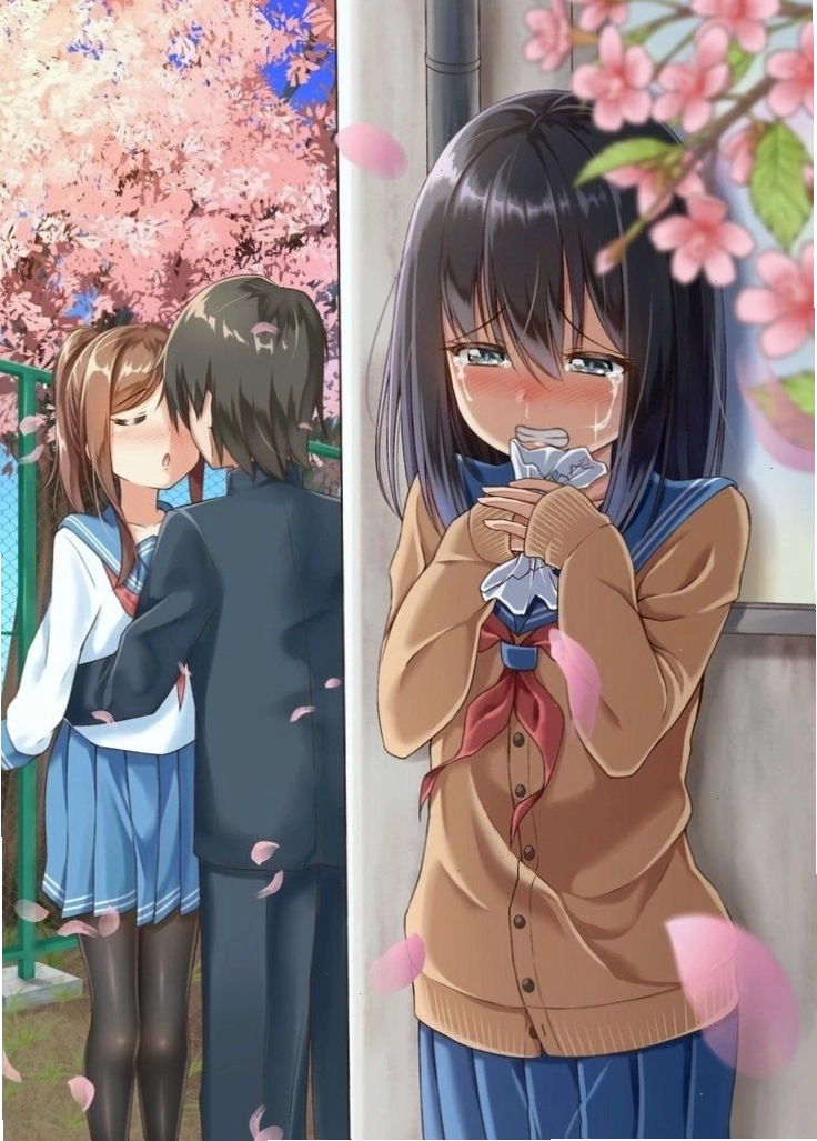 Avatar anime nam với hiệu ứng mờ ảo, ánh mắt trầm tư