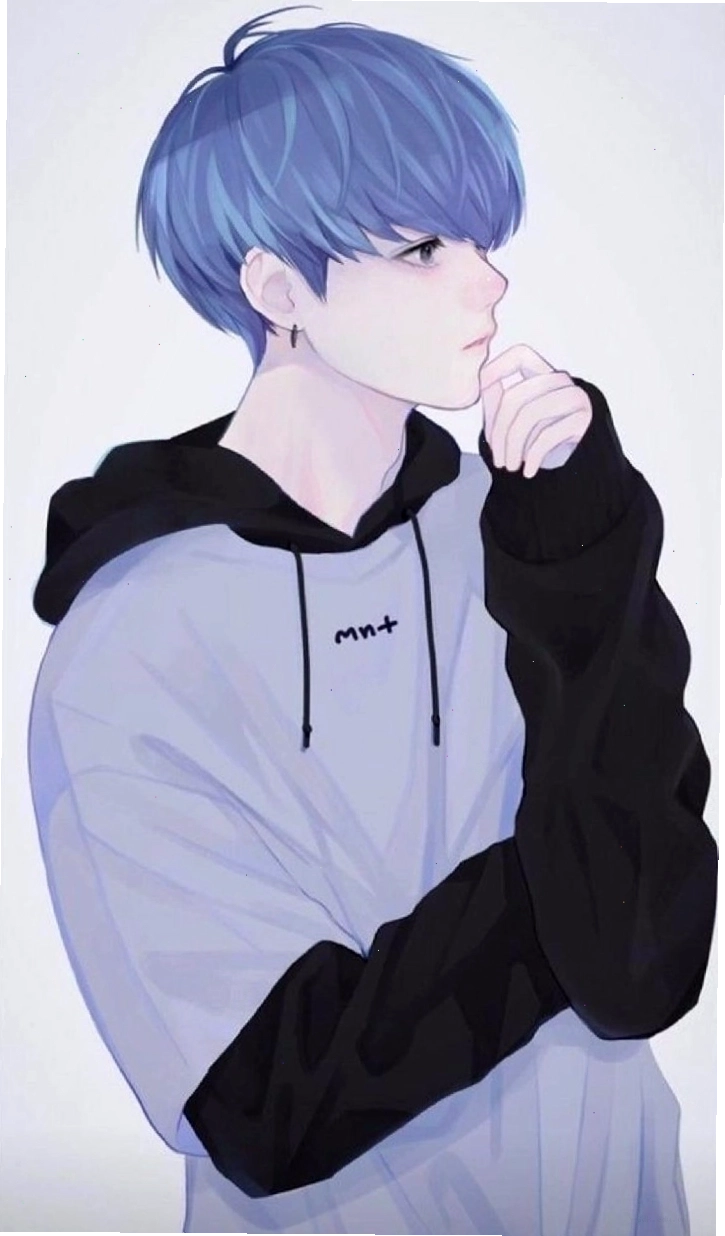 Avatar anime nam với phong thái lạnh lùng và mái tóc dài lãng tử