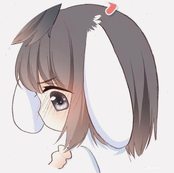 Avatar anime nữ phong cách chibi dễ thương
