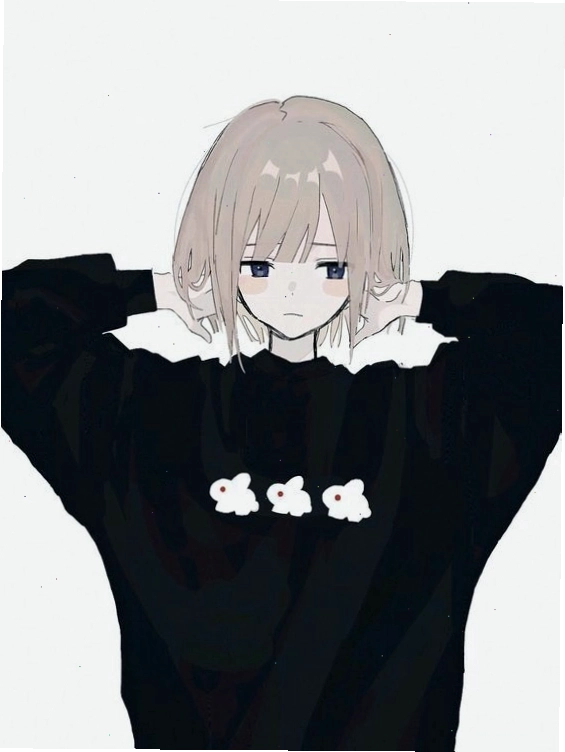 Avatar anime nữ tóc ngắn đẹp