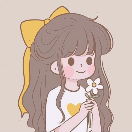 Avatar cute nữ với phong cách trẻ trung năng động