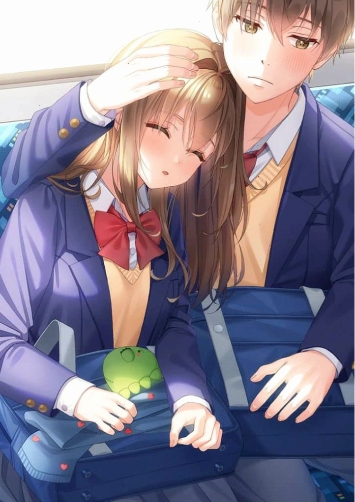 Avatar đôi anime lãng mạn, thể hiện tình yêu nồng cháy
