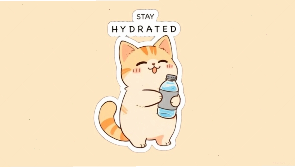 Avatar mèo chibi đeo nơ lớn