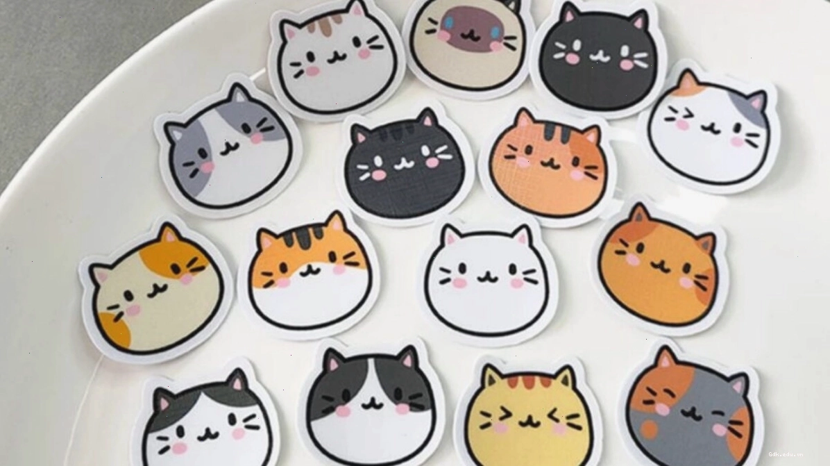 Avatar mèo chibi tinh nghịch đội mũ