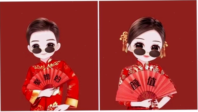 Bạn bè đón Tết cực ngầu với avatar cặp đôi