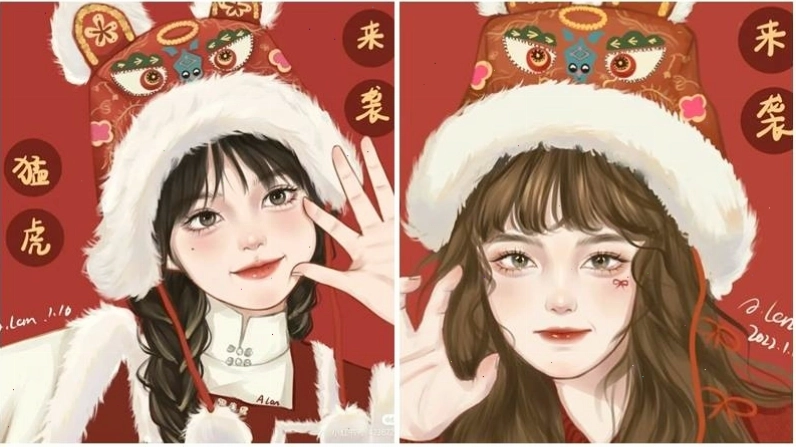 Bạn thân tết này không ai sánh bằng với avatar đôi chất