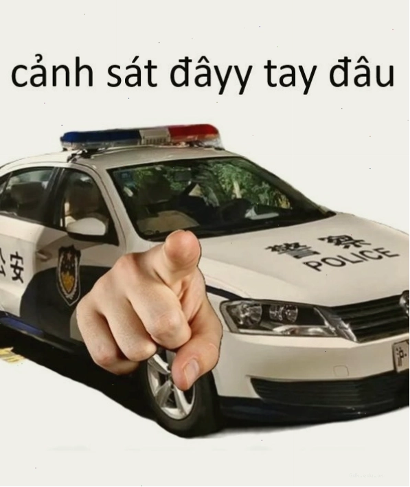 Biểu cảm meme công an 
