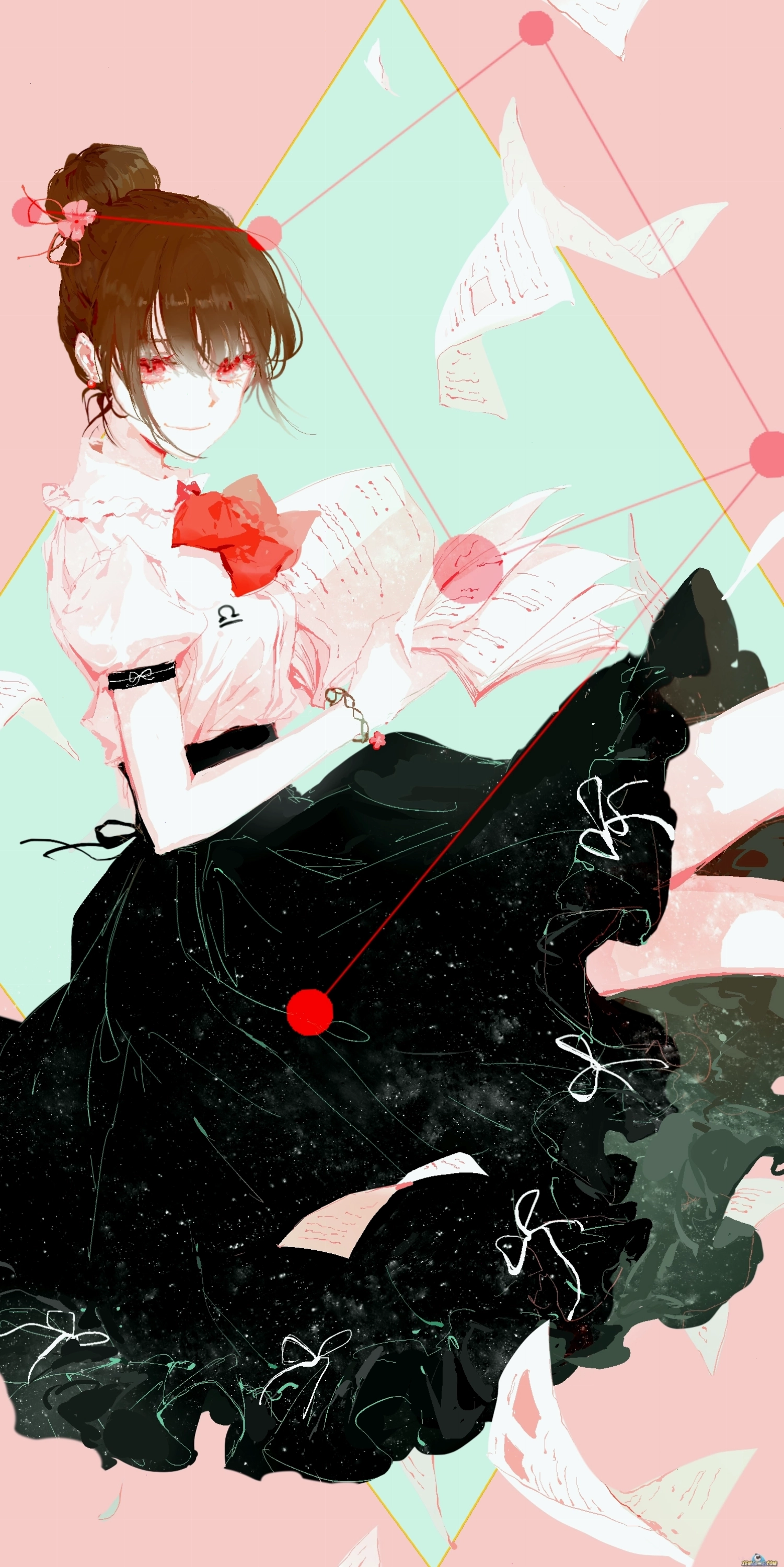 Bọ Cạp anime với ánh mắt sắc sảo và vẻ ngoài bí ẩn, quyến rũ