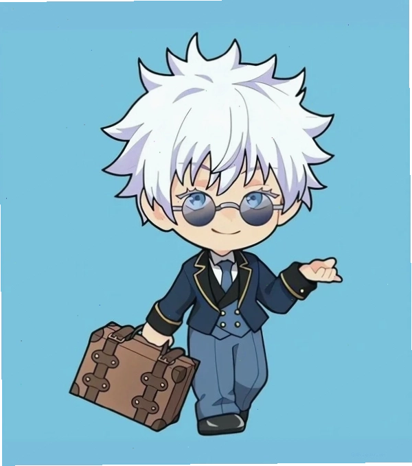 Bộ sưu tập ảnh Gojo Satoru chibi đáng yêu