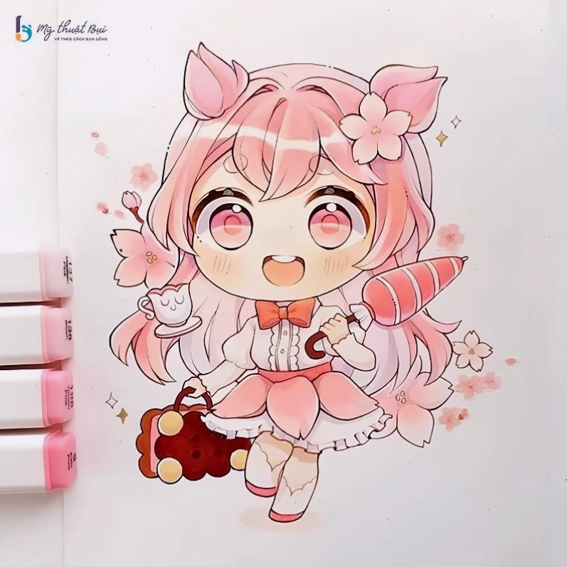 Bộ sưu tập các nhân vật anime chibi dễ thương