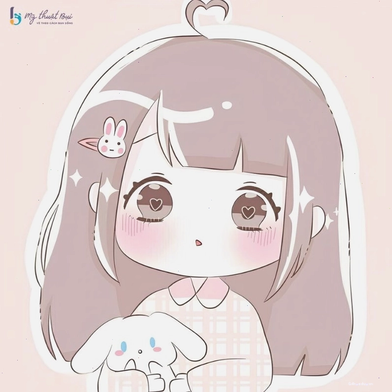Bộ sưu tập hình anime nữ cute chibi đa dạng