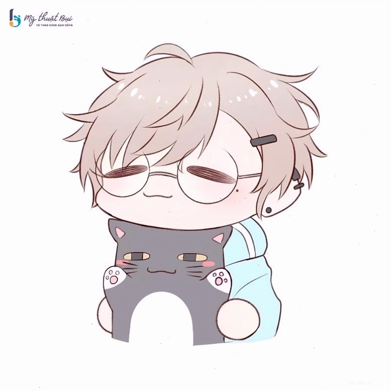 Cặp đôi chibi nam nữ dễ thương