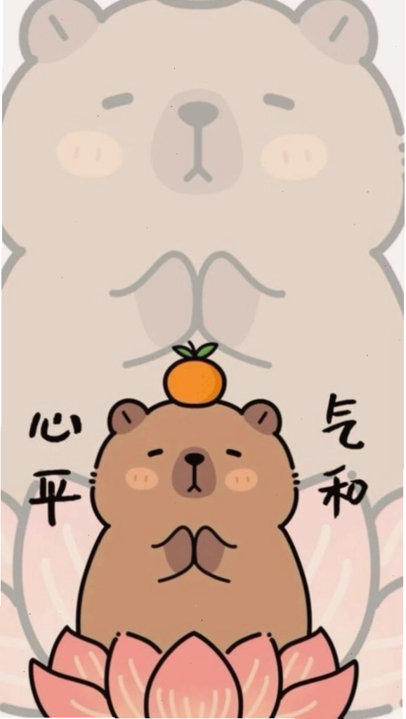 Capybara ngồi thiền, giác ngộ sự vô tri
