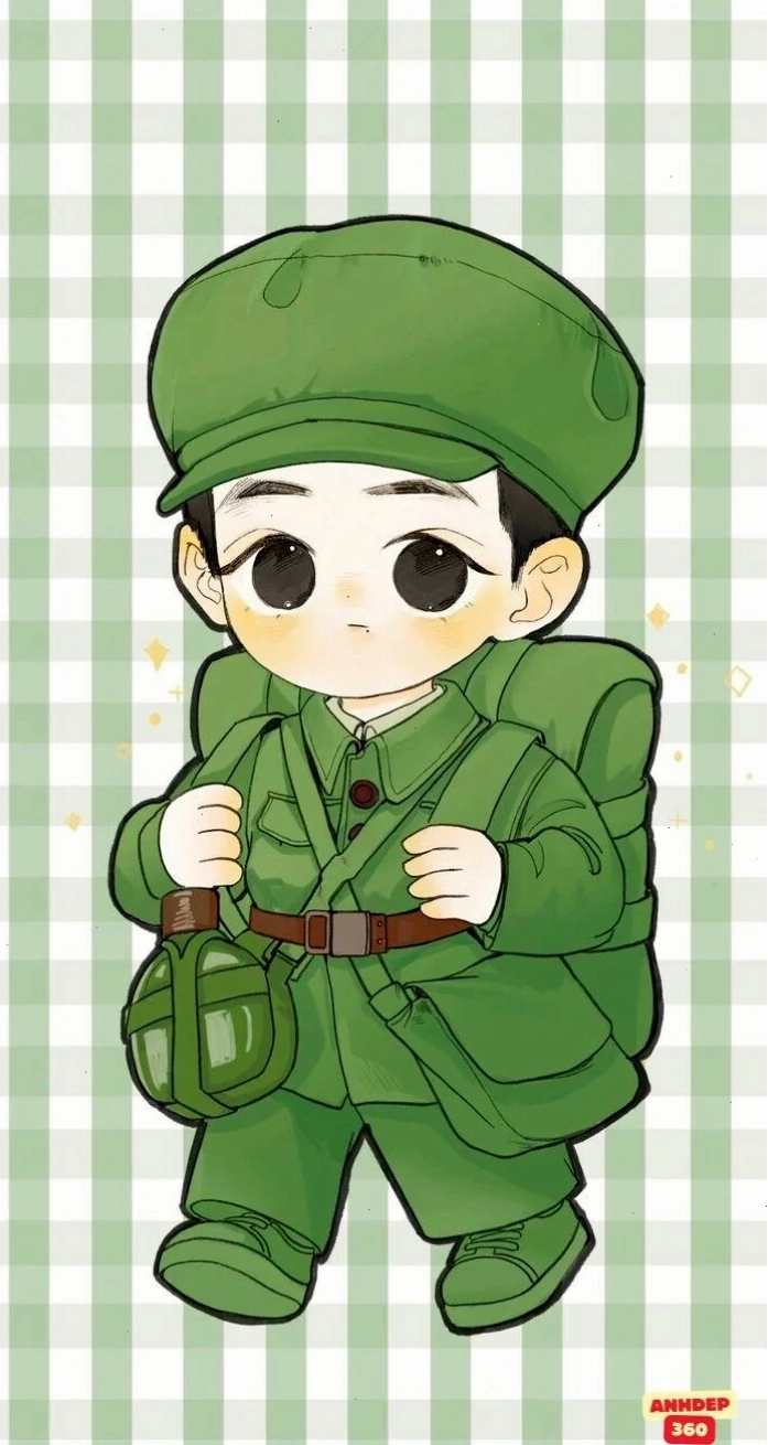 Chibi bộ đội Việt Nam đáng yêu trong hoạt động thường nhật