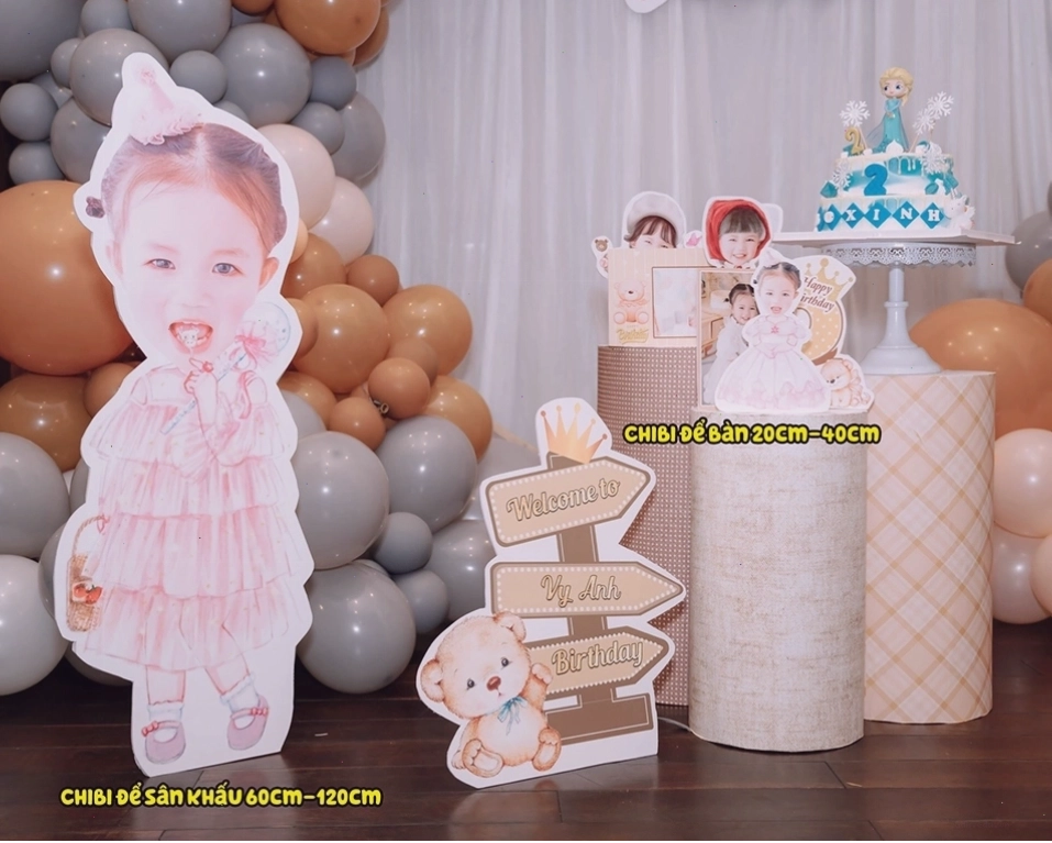 Chibi cho bé với phong cách đáng yêu