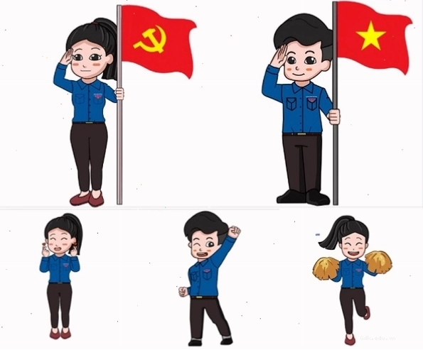 Chibi Thanh niên dưới cờ